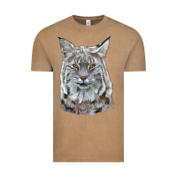Vintage Coffee Bobcat Head Vintage Tee - LillyAllenDesigns