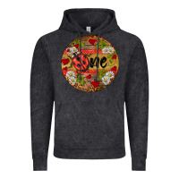 Vintage Black ladybug one ornament Vintage Hoodie - BarkalooDesign