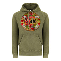 Vintage Olive ladybug one ornament Vintage Hoodie - BarkalooDesign