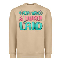 Mushroom overworked underlaid Heavyweight Sweatshirt - MaliasSmallBusiness
