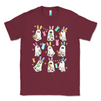 Burgundy bunny ghost Classic Tee - MaliasSmallBusiness