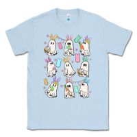 Dusty Blue bunny ghost Classic Tee - MaliasSmallBusiness
