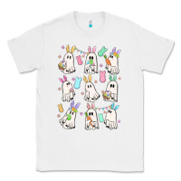 White bunny ghost Classic Tee - MaliasSmallBusiness