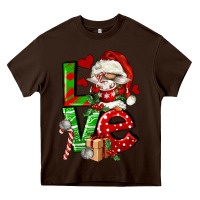 Chocolate Brown love gnomes Heavy Core Tee - FaDigitalArtStudio