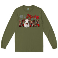 Army Green merry mama Long Sleeve Tee - JahusDesignShop