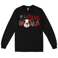 Black merry mama Long Sleeve Tee - JahusDesignShop