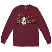 Burgundy merry mama Long Sleeve Tee - JahusDesignShop