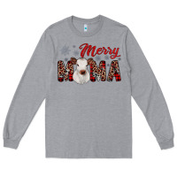 Heather Grey merry mama Long Sleeve Tee - JahusDesignShop