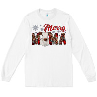 White merry mama Long Sleeve Tee - JahusDesignShop