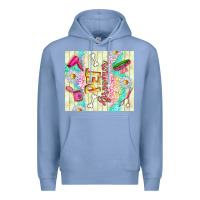 Colony Blue pet groomer Premium Hoodie - TumblerDesignByShophia