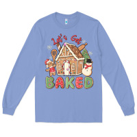 Colony Blue let's get baked Long Sleeve Tee - MaliasSmallBusiness
