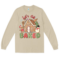 Mushroom let's get baked Long Sleeve Tee - MaliasSmallBusiness