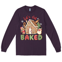Plum let's get baked Long Sleeve Tee - MaliasSmallBusiness