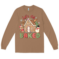 Toasted Coconut let's get baked Long Sleeve Tee - MaliasSmallBusiness