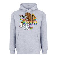 Heather Grey Free Dad hugs Heavyweight Hoodie - NancyCooperArtShop
