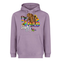Lavender Free Dad hugs Heavyweight Hoodie - NancyCooperArtShop
