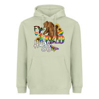 Matcha Free Dad hugs Heavyweight Hoodie - NancyCooperArtShop