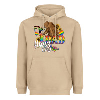 Mushroom Free Dad hugs Heavyweight Hoodie - NancyCooperArtShop