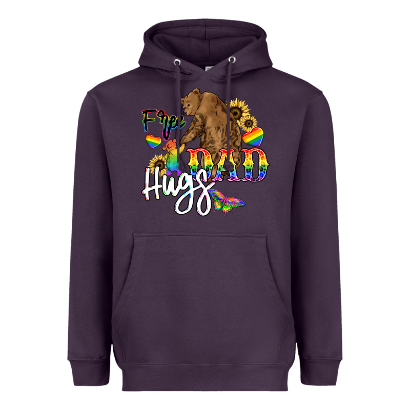 Free Dad Hugs Heavyweight Hoodie by NancyCooperArtShop | Teevron