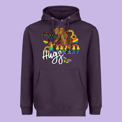 Free Dad Hugs Heavyweight Hoodie Designed By Nancycooperartshop