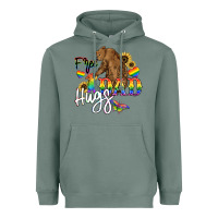 Sage Free Dad hugs Heavyweight Hoodie - NancyCooperArtShop