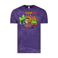 Cloud Purple Hallothanksmas Vintage Tee - NancyCooperArtShop