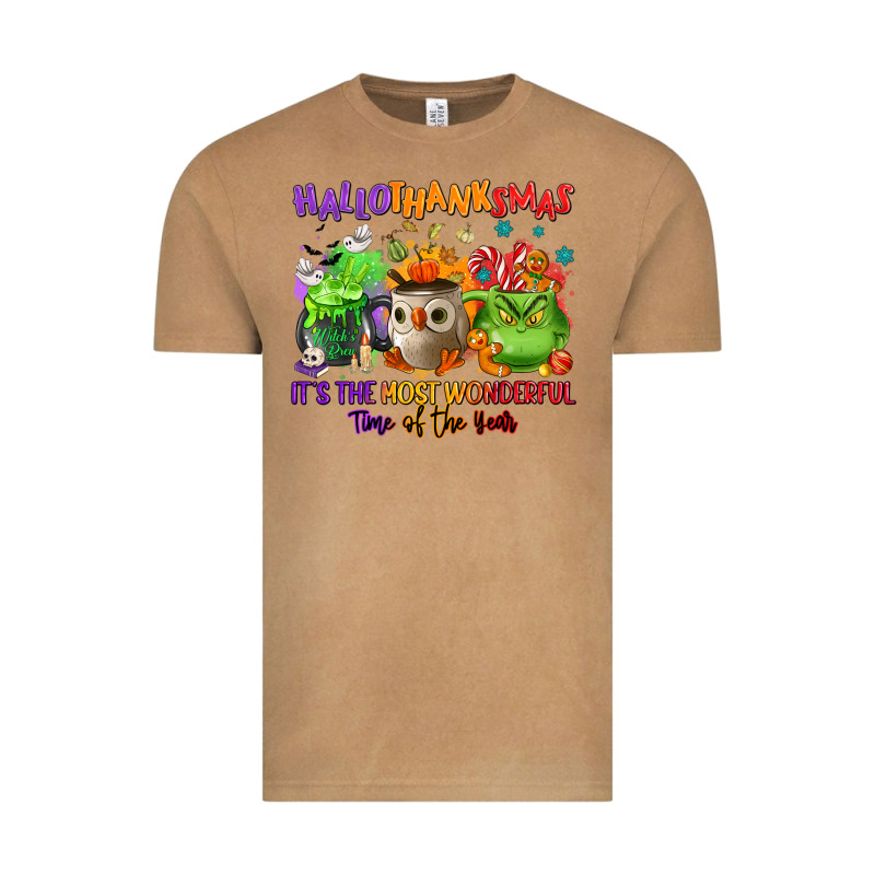 Hallothanksmas Vintage Tee by NancyCooperArtShop | Teevron