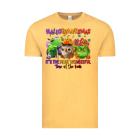 Vintage Mustard Hallothanksmas Vintage Tee - NancyCooperArtShop