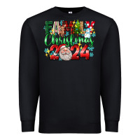 Black family christmas 2024 Premium Sweatshirt - texasbilliewilder