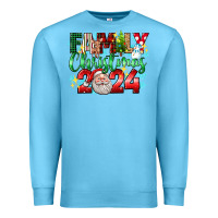 Ocean Blue family christmas 2024 Premium Sweatshirt - texasbilliewilder