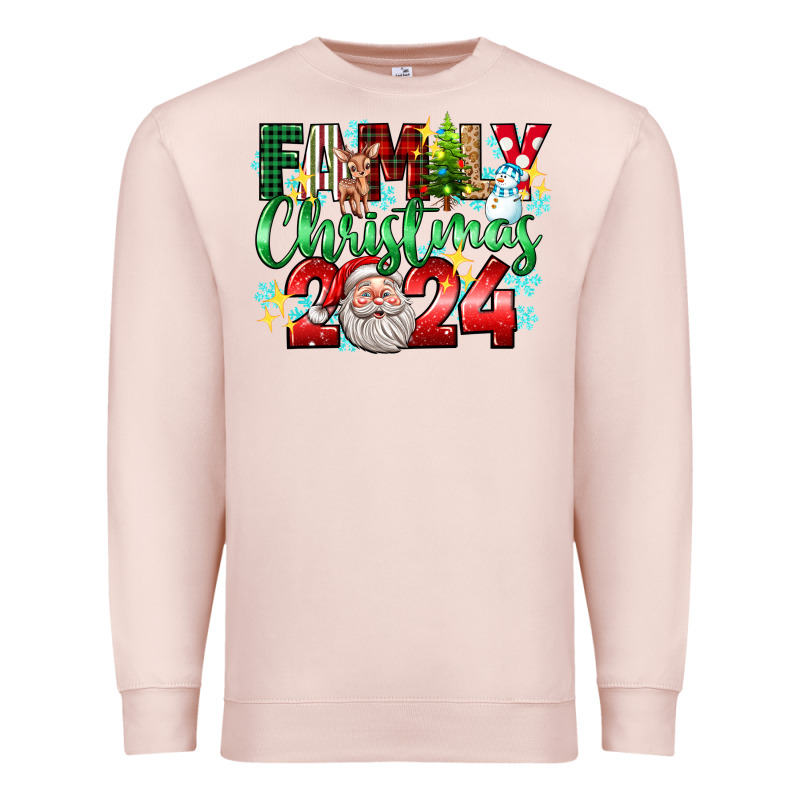 Family Christmas 2024 Premium Sweatshirt by texasbilliewilder | Teevron