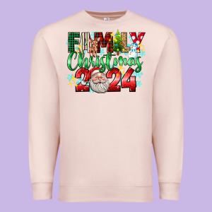 Family Christmas 2024 Premium Sweatshirt Designed By Texasbilliewilder