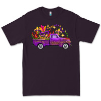 Plum mardi gras truck Premium Tee - FaDigitalArtStudio