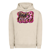 Pigment French Oak find a cure Urban Hoodie - FaDigitalArtStudio