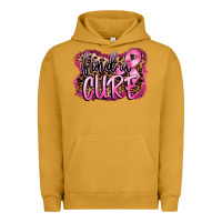 Pigment Peanut Butter find a cure Urban Hoodie - FaDigitalArtStudio