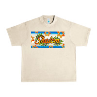 Sandshell shalom with olive branch Urban Heavy Tee - AdoDesignShop