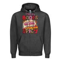 Charcoal Heather i like my books extra spicy Zipper Hoodie - Artiststas