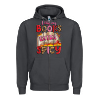Smoke i like my books extra spicy Zipper Hoodie - Artiststas