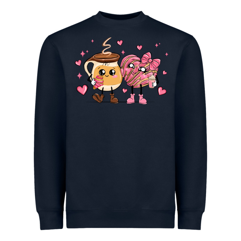 Valentines  Day Conchas And Cafecito Heavyweight Sweatshirt by MaliasSmallBusiness | Teevron