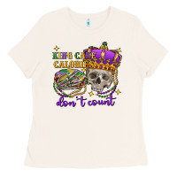Bone king cake calories don't count skull Ladies Tee - FaDigitalArtStudio