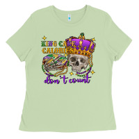 Matcha king cake calories don't count skull Ladies Tee - FaDigitalArtStudio