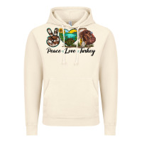 Vintage Artic peace love turkey Vintage Hoodie - LillyAllenDesigns