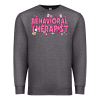 Charcoal Heather Breast Cancer behavioral therapist Premium Sweatshirt - texasbilliewilder