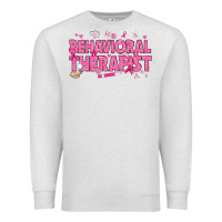 Oatmeal Heather Breast Cancer behavioral therapist Premium Sweatshirt - texasbilliewilder