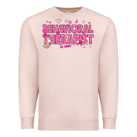 Pale Pink Breast Cancer behavioral therapist Premium Sweatshirt - texasbilliewilder