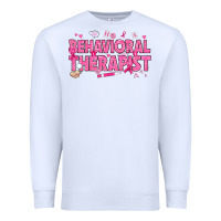 White Breast Cancer behavioral therapist Premium Sweatshirt - texasbilliewilder