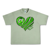 Oil Green mental health awareness heart Urban Heavy Tee - Jasminsmagicworld