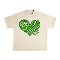 Mental Health Awareness Heart Urban Heavy Tee | Teevron