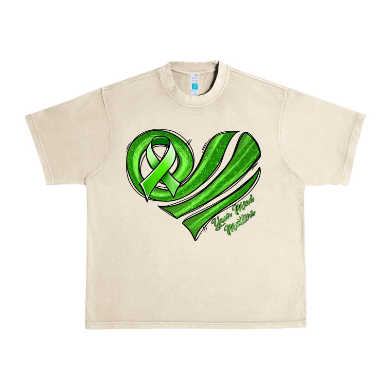 Mental Health Awareness Heart Urban Heavy Tee by Jasminsmagicworld | Teevron