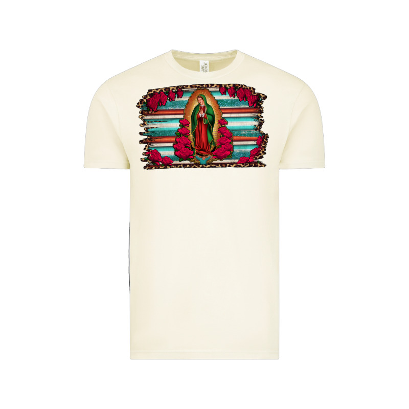 Lady Of Guadalupe Serape And Roses Vintage Tee by Jasminsmagicworld | Teevron